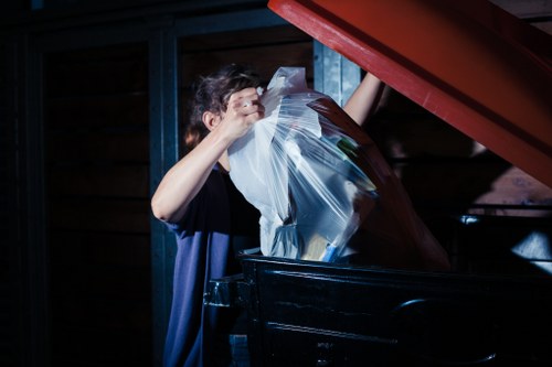 Businesses in Tower Hamlets practicing waste segregation