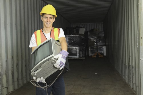 Tower Hamlets commercial building with efficient waste collection